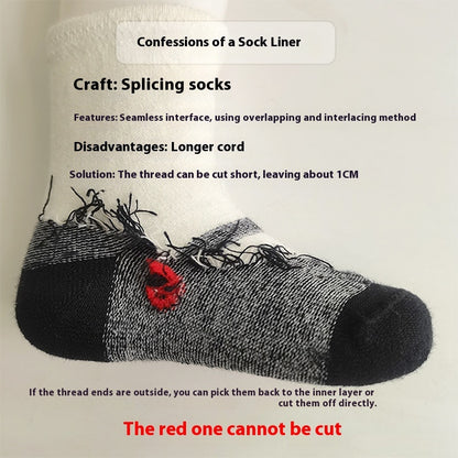 Baby Non-Slip Ankle Socks - Combed Cotton Ballet Socks with Grip Soles