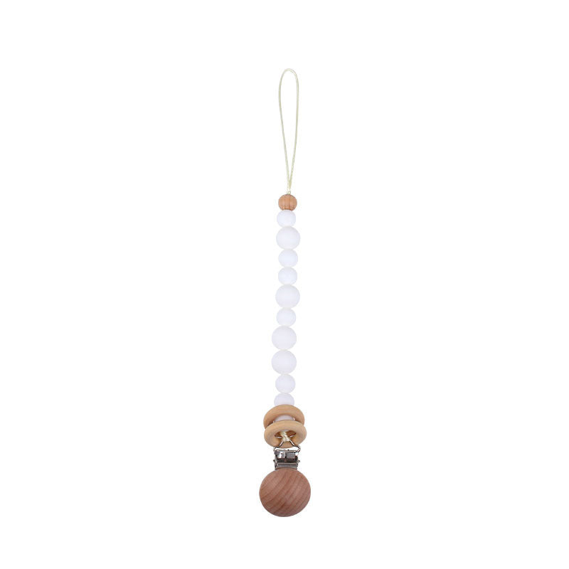 Baby Products Soothing Beech Wood Clip Pacifier Chain