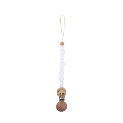 Baby Products Soothing Beech Wood Clip Pacifier Chain