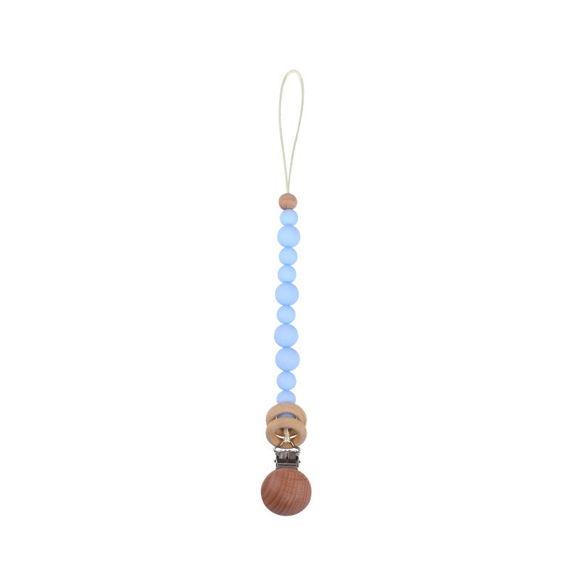 Baby Products Soothing Beech Wood Clip Pacifier Chain