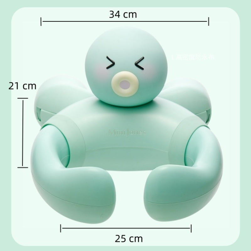 Baby Standing Bath Support - Wall Mount Adjustable Height Suction Cup Bathtub Holder - Free Shipping