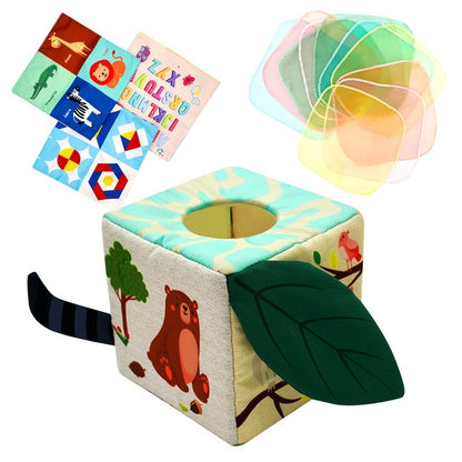 Early Education Simulation Tissue Box Toy - Baby Tear-Proof Paper Extraction Learning Toy - Free Shipping