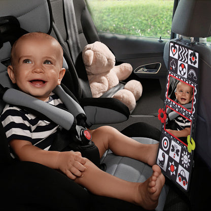 Baby Mirror Cloth Book - Four Folding Mirror Pendant Sensory Toy - Free Shipping