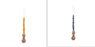 Baby Products Soothing Beech Wood Clip Pacifier Chain