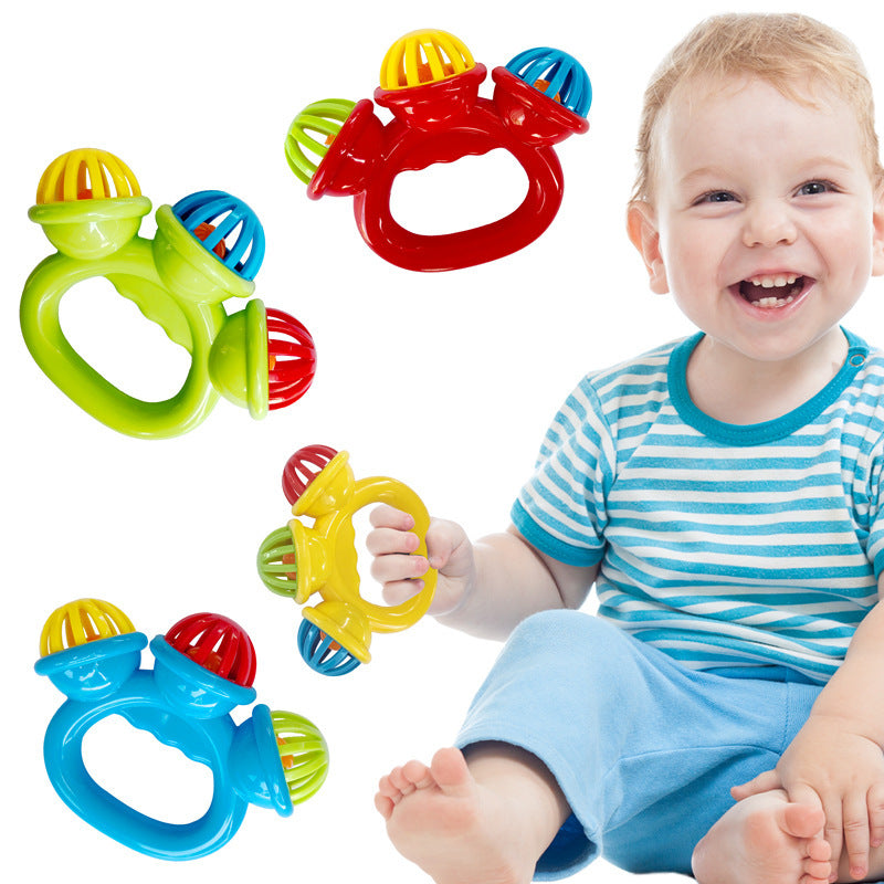 Baby Handbell Rattle - Educational Sensory Toy for Infants & Toddlers