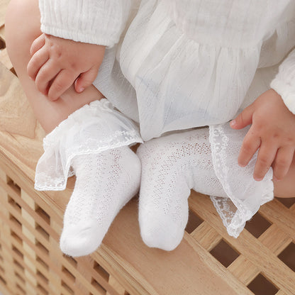 Baby Lace Socks - Frilly Ankle Socks for Infants & Toddlers