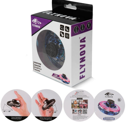 LED UFO Flying Spinner Toy - Interactive Mini Drone for Kids