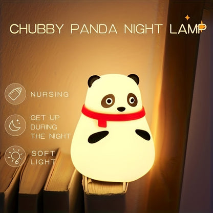 LED Rainbow Night Light - Color Changing Silicone Lamp with Touch Control & USB Charging