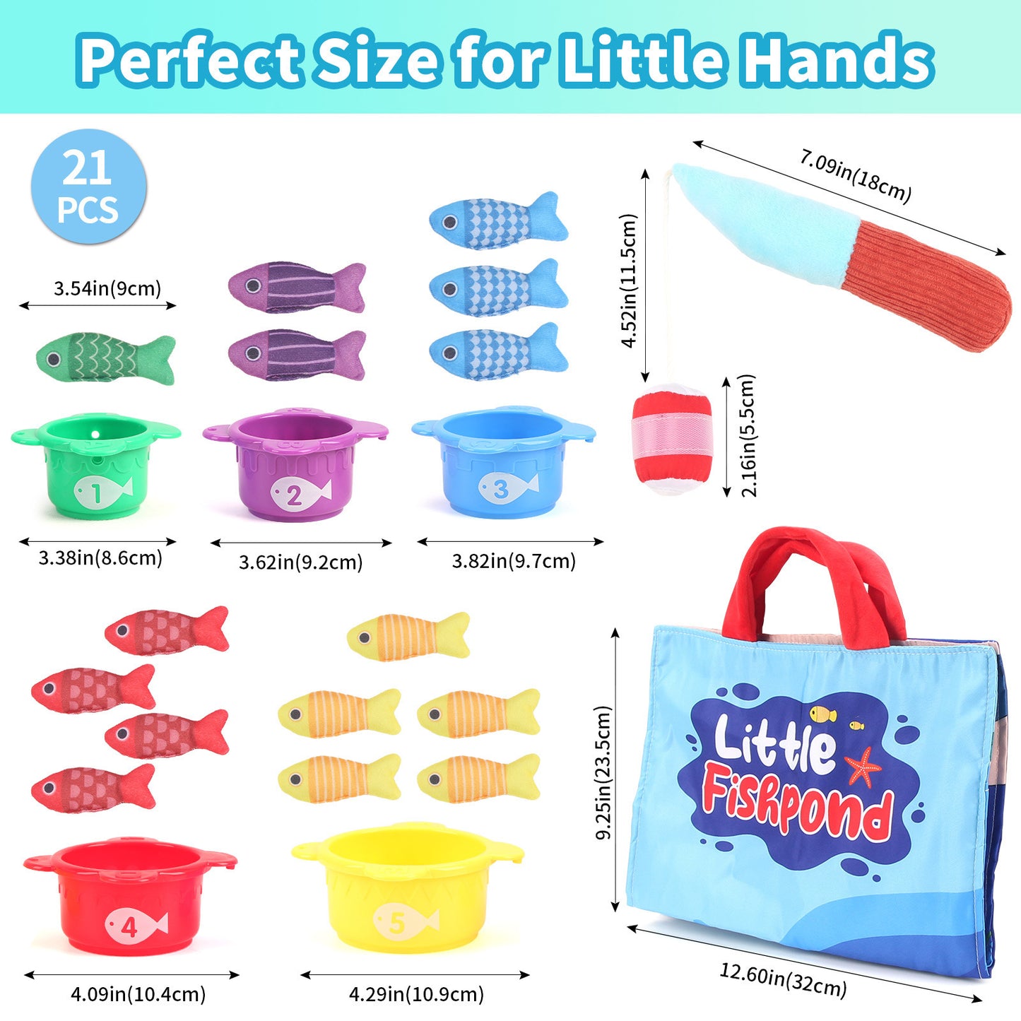 Baby Fishing Game - Interactive Crawling Toy for Early Learning & Development