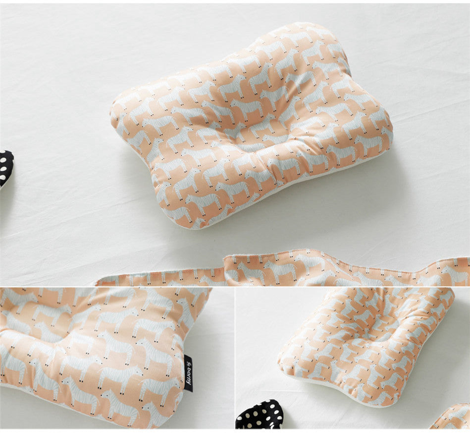 Baby Head Shaping Pillow - 3D Breathable Mesh Anti-Flat Head Pillow for Infants