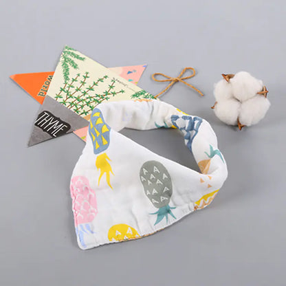 Cartoon Triangle Towel for Babies - Soft and Printed