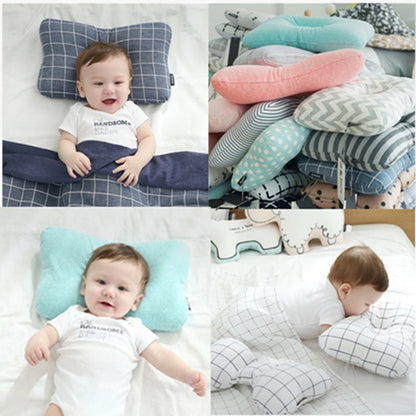 Baby Head Shaping Pillow - 3D Breathable Mesh Anti-Flat Head Pillow for Infants
