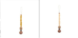 Baby Products Soothing Beech Wood Clip Pacifier Chain