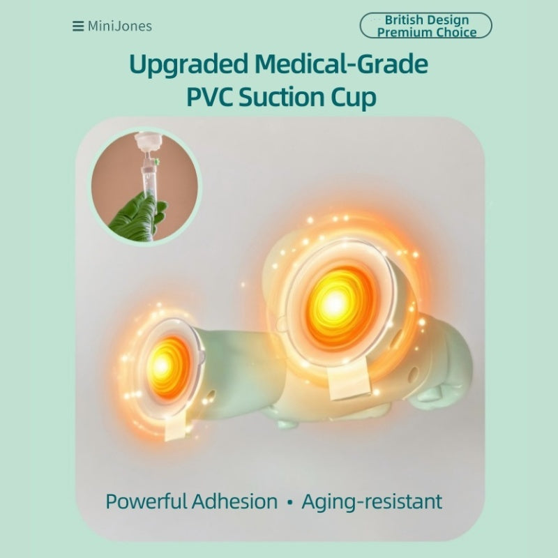 Baby Standing Bath Support - Wall Mount Adjustable Height Suction Cup Bathtub Holder - Free Shipping