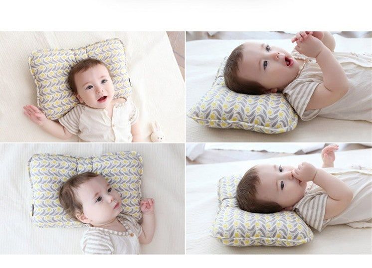 Baby Head Shaping Pillow - 3D Breathable Mesh Anti-Flat Head Pillow for Infants