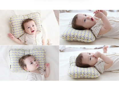 Baby Head Shaping Pillow - 3D Breathable Mesh Anti-Flat Head Pillow for Infants