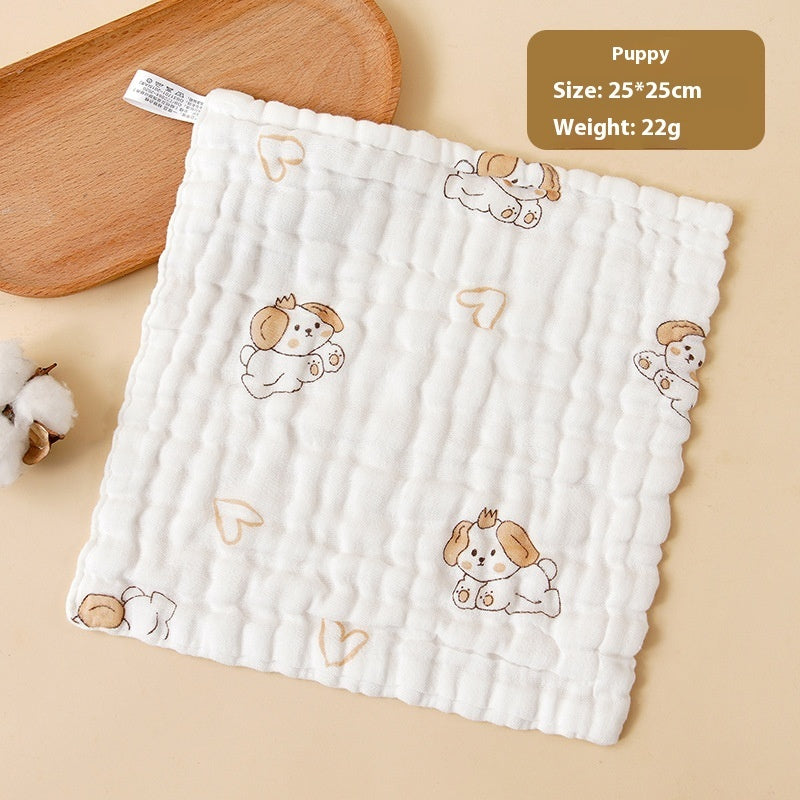 Baby Saliva Towel - Pure Cotton Drool Bibs & Face Washing Cloth for Newborns