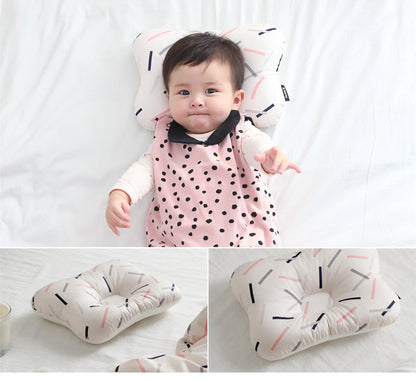 Baby Head Shaping Pillow - 3D Breathable Mesh Anti-Flat Head Pillow for Infants